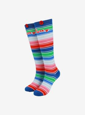 Chucky Good Guy Knee Socks, , hi-res